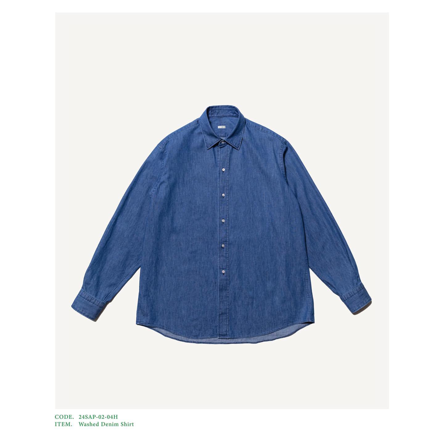 A.PRESSE Washed Denim Shirt 24ss 1 - トップス