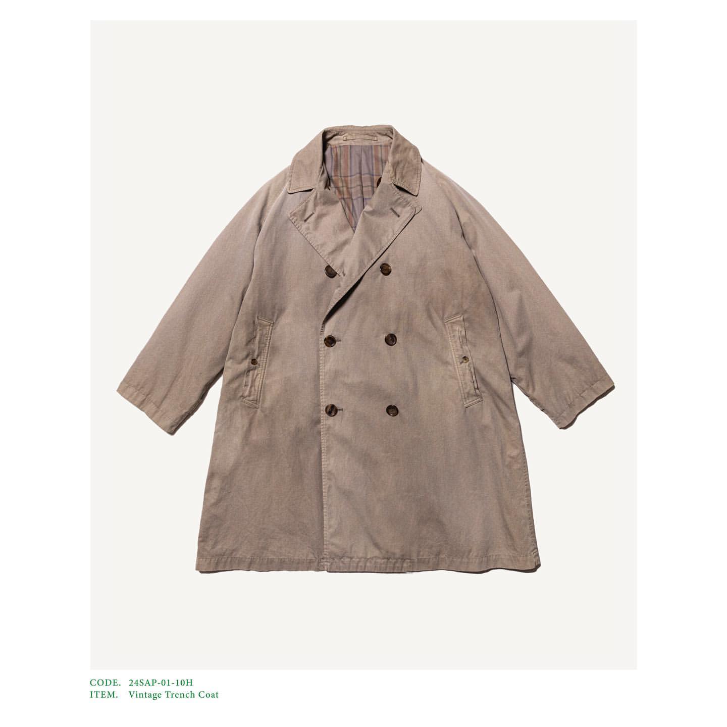 A.PRESSE 24SS Vintage Trench Coat – Vintage Concept Store