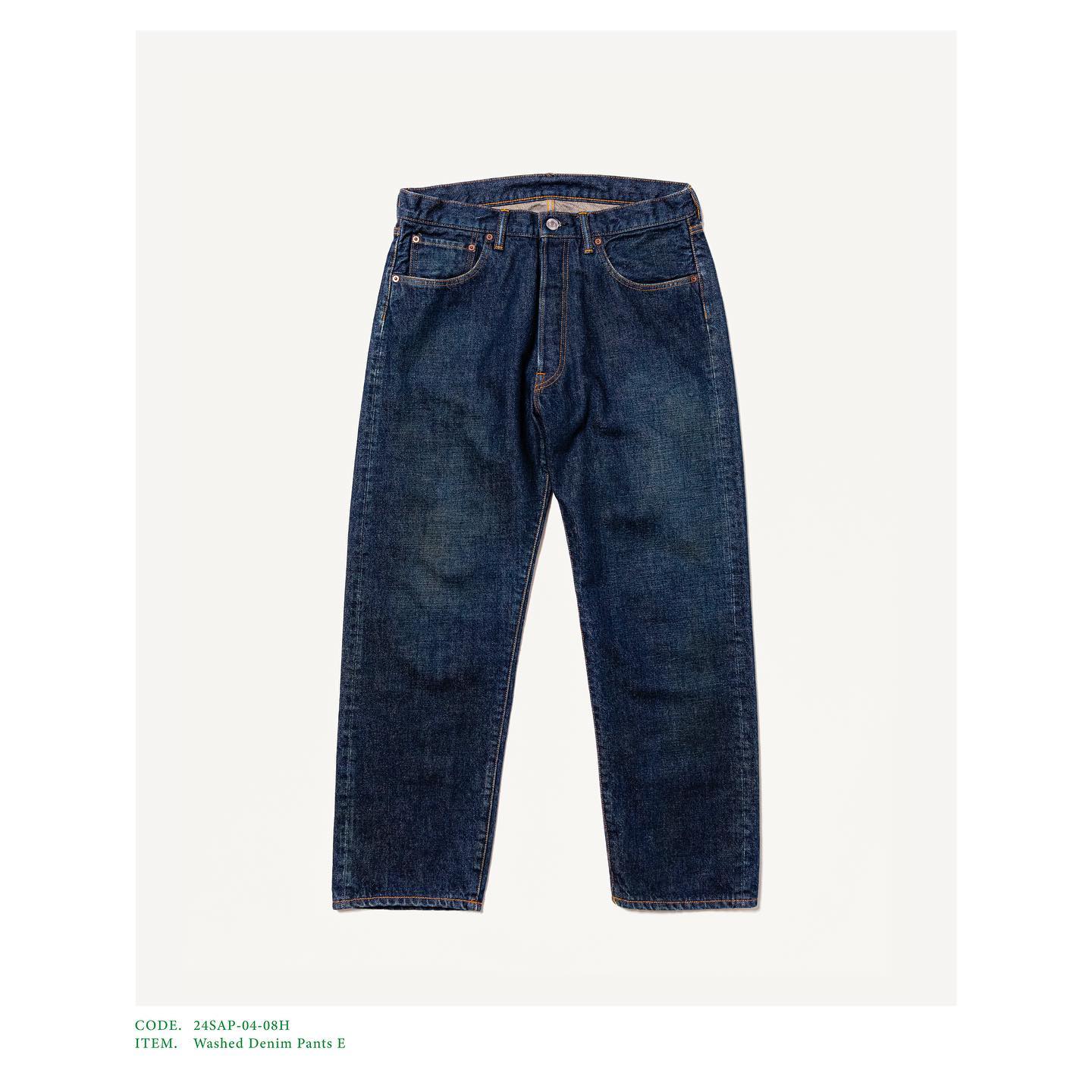 A.PRESSE 24SS Washed Denim Pants E – Vintage Concept Store