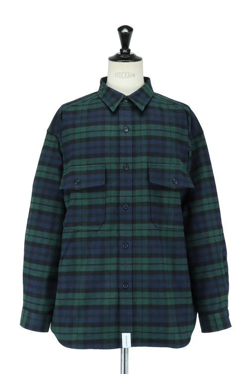 Descendant 21AW CPOC PLAID LS SHIRT