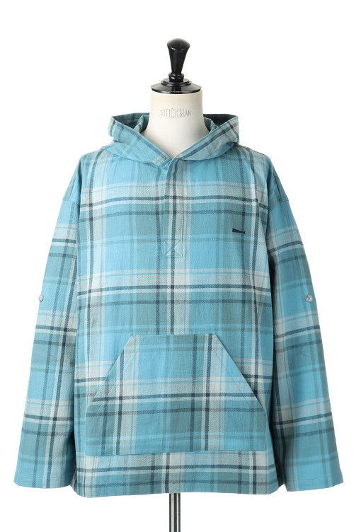 Descendant 22SS BAJA HOODED PLAID SHIRT