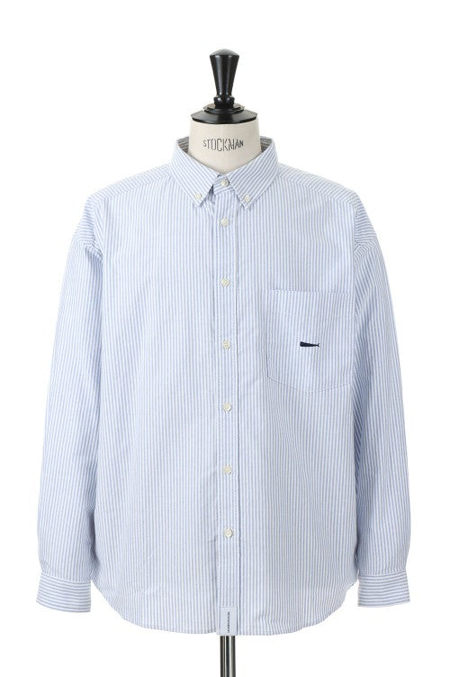 Descendant 21AW KENNEDY'S OXFORD STRIPE B.D. LS SHIRT