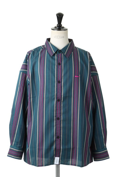 Descendant 22SS CHIEF MULTI STRIPE LS SHIRT FULL