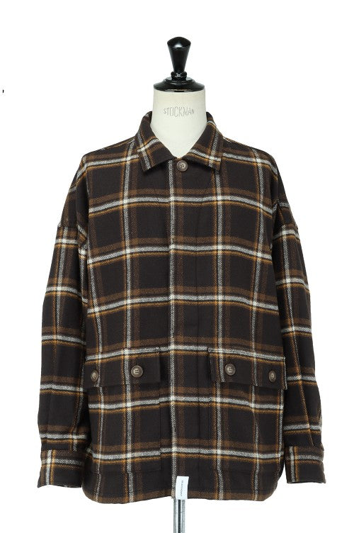 Descendant 21AW LOGGER PLAID JACKET