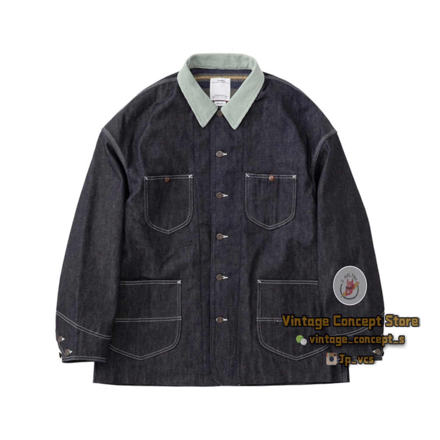 visvim jumbo coverall unwashedサイズ3 - カバーオール